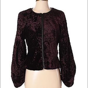 Trouve Anthropologie Faux Fur Jacket